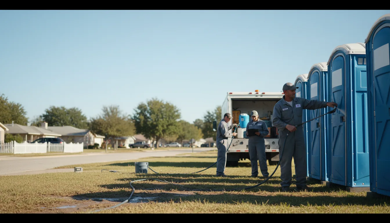 Long-Term Portable Toilet Rental in Fall Creek, WI near me